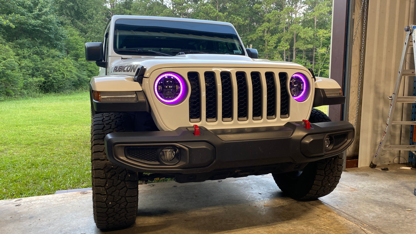 Empire Offroad LED 9in Static Series RGBW Headlight | SendIt SailingEmpire Offroad LED 9in Static Series RGBW Headlight