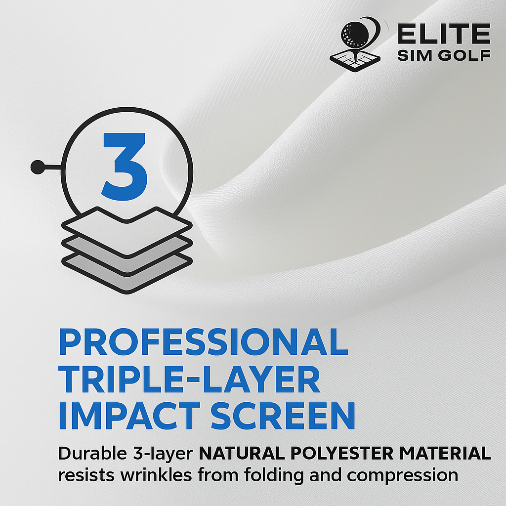 Eagle 12 Premium Golf Simulator Enclosure by Elite Sim Golf