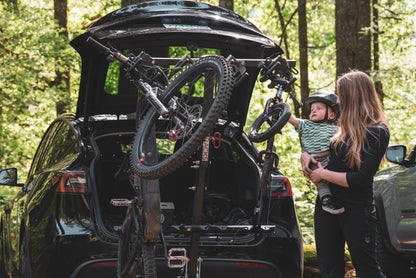 Lolo Racks 4 Bike Rack Optimized for EVs with Foot Activated Tilt and Folding Mast