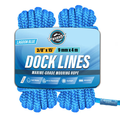 3/8” X 15’ DOCK LINES