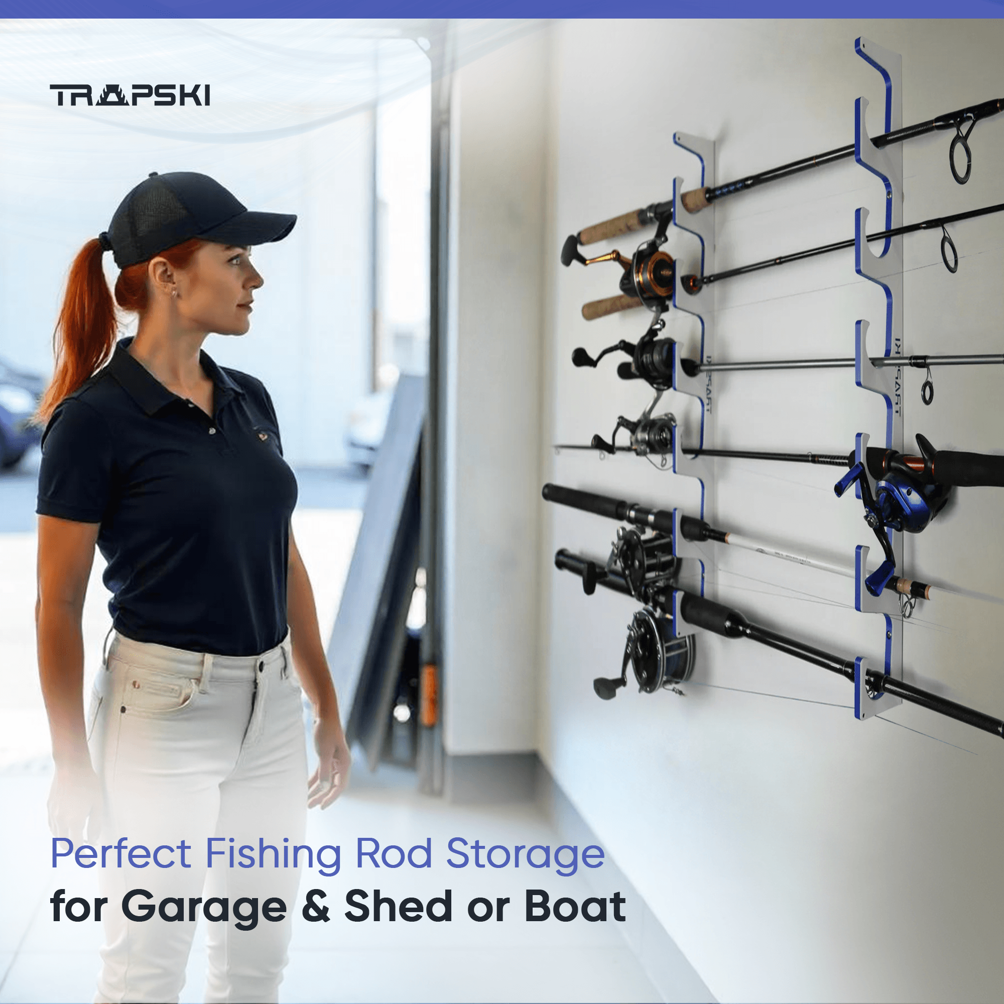 Premium Fishing Rod Rack - Thumbnail 3