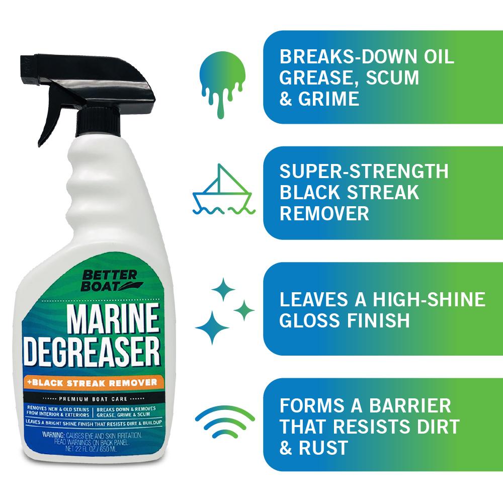 Better Boat Marine Degreaser Black Streak Remover