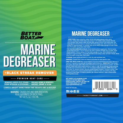 Better Boat Marine Degreaser Black Streak Remover