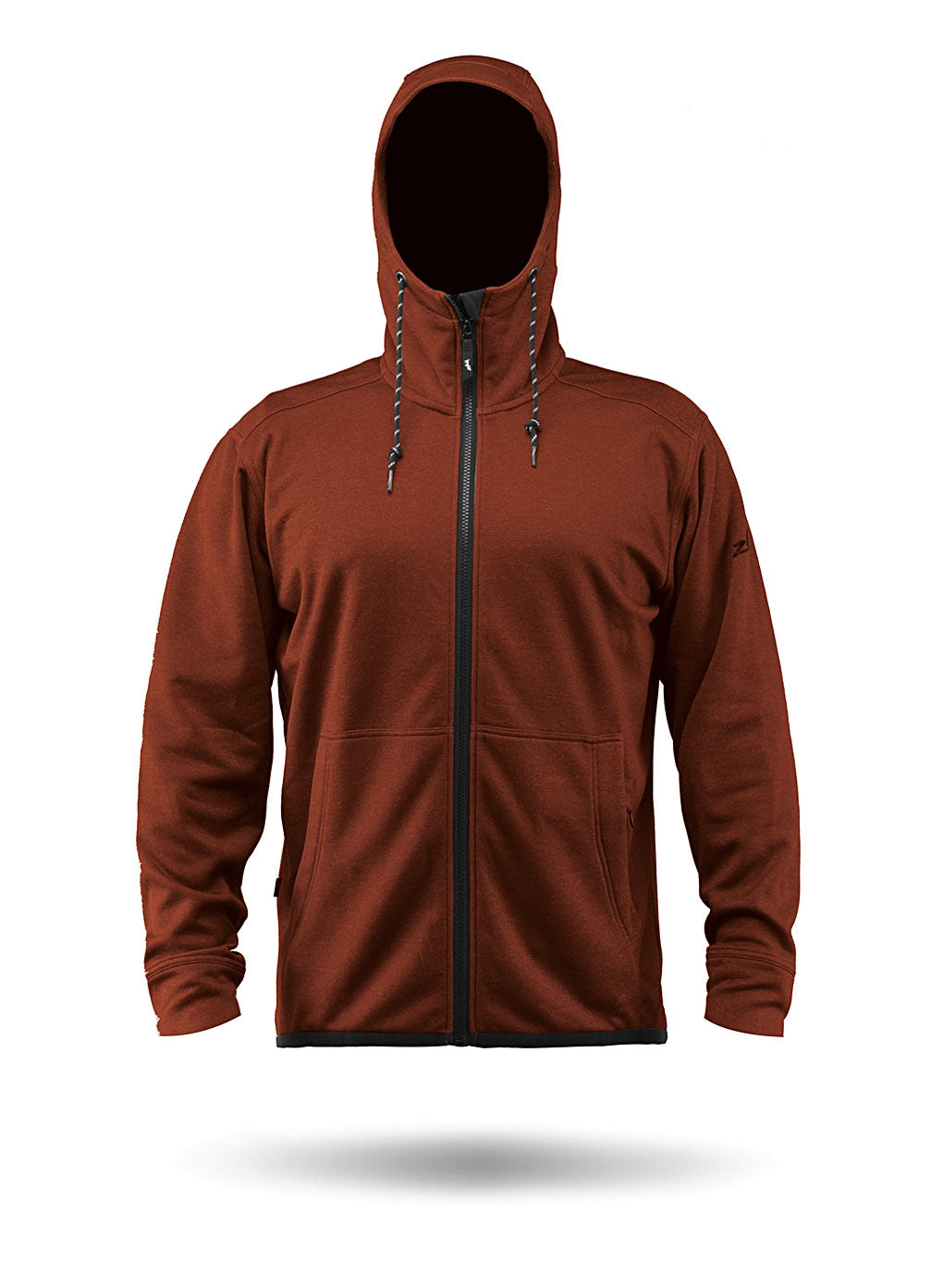 Zhik Mens Purrsha Hoodie - Rust | SendIt Sailing