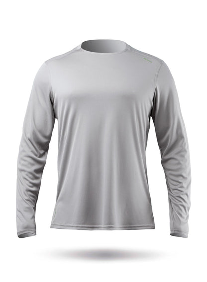 Zhik Mens UVActive Long Sleeve Top - Grey | SendIt Sailing