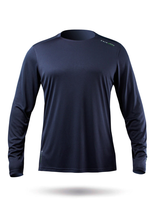 Zhik Mens UVActive Long Sleeve Top - Navy | SendIt Sailing