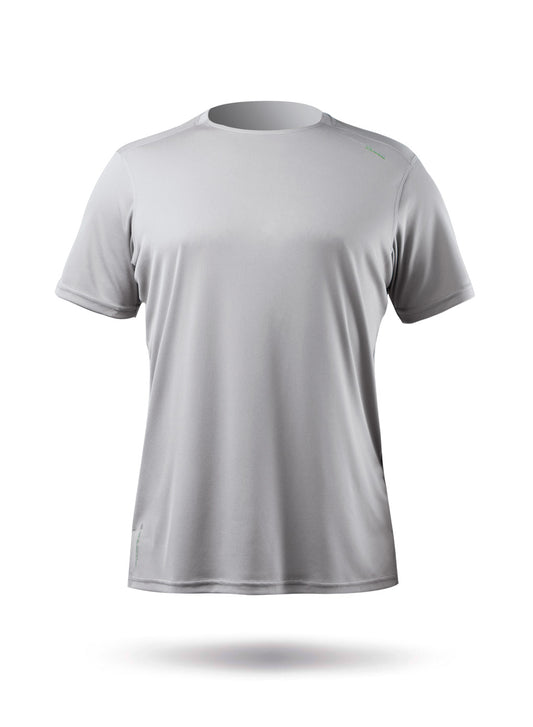 Zhik Mens UVActive Short Sleeve Top - Grey | SendIt Sailing