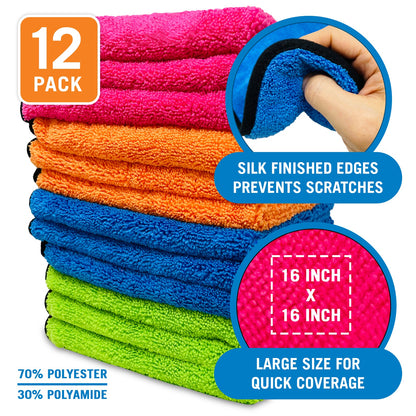 Better Boat Microfiber Cloth Set 12Pk