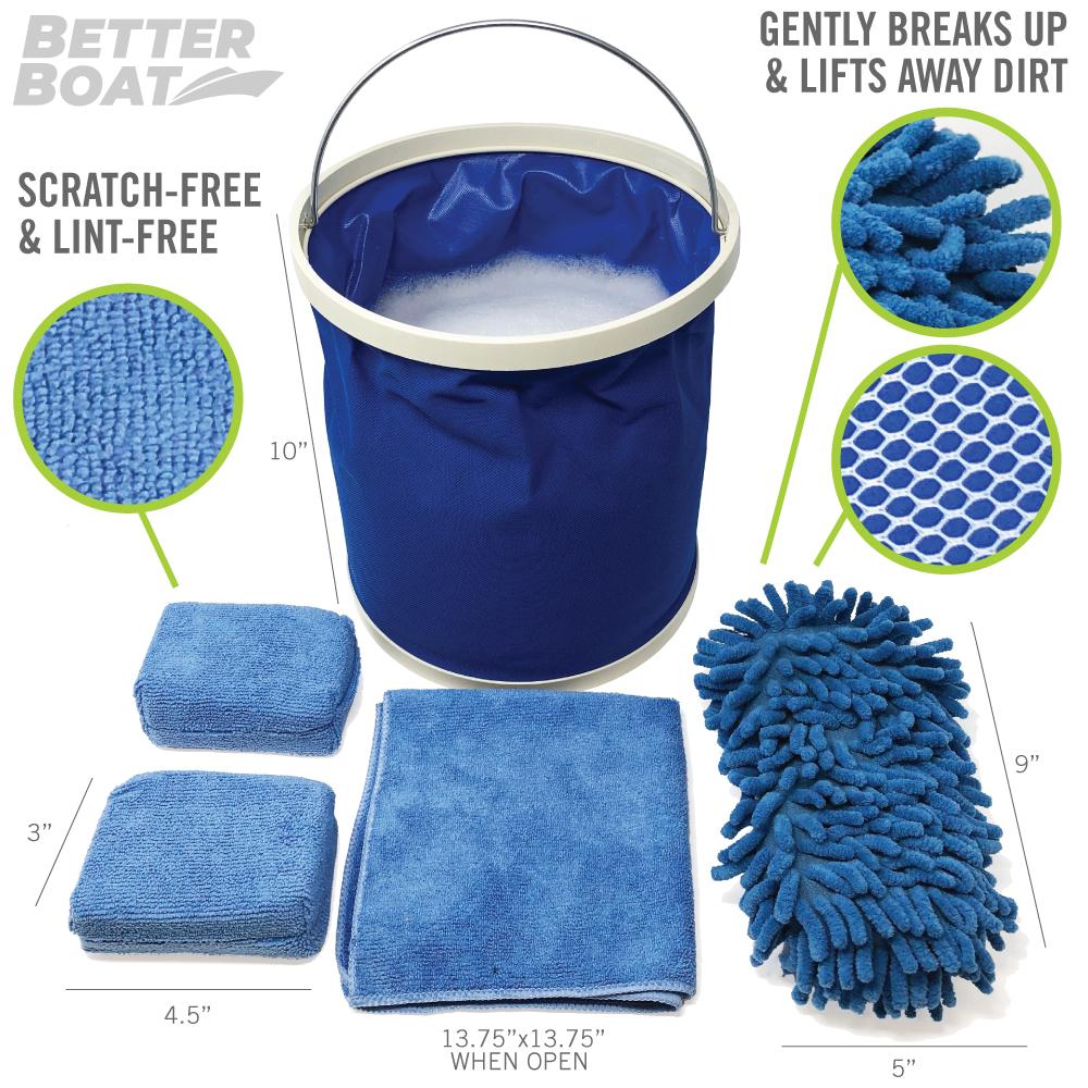 Better Boat Microfiber Sponge Set