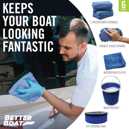 Better Boat Microfiber Sponge Set