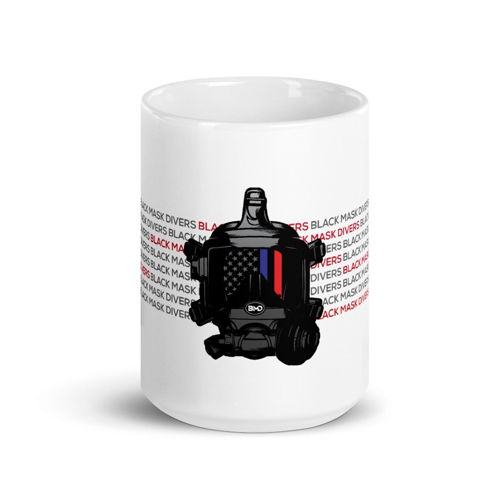 Black Mask Divers Large FFM Mug