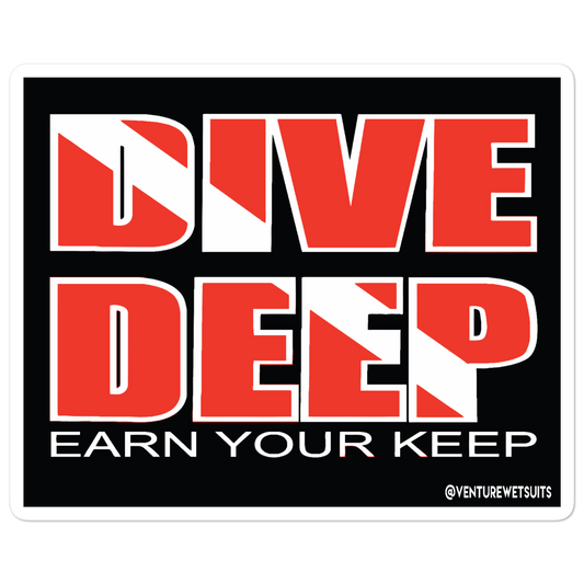 Dive Deep Sticker