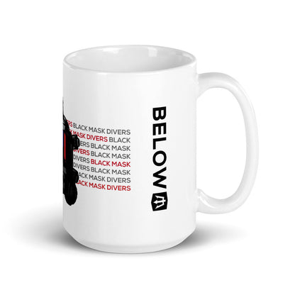 Black Mask Divers Large FFM Mug