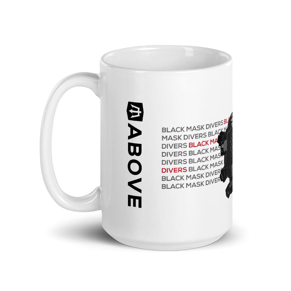 Black Mask Divers Large FFM Mug