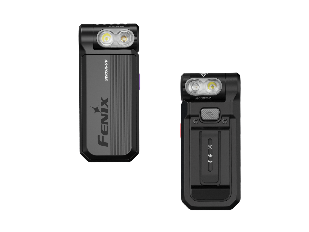 Fenix SW05R Multipurpose Clip-On Light with Red or UV Output