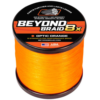 Optic Orange 8X- No Fade - Ultra Performance 8 Strand