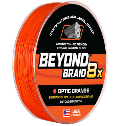 Optic Orange 8X- No Fade - Ultra Performance 8 Strand