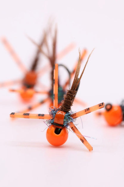 Orange Pheasant Tail w/ Leg