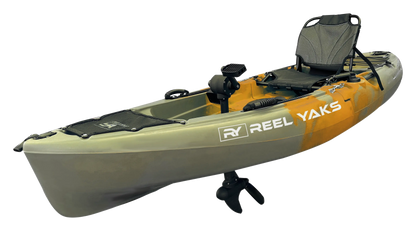 9.5ft Raptor Modular Propeller Drive Pedal Fishing Kayak | 380lbs Capacity | 2 Piece