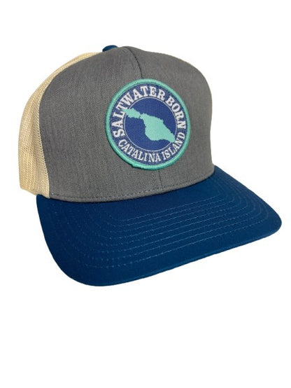 Catalina Island, CA Structured Mesh Trucker Hat