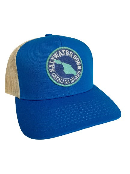 Catalina Island, CA Structured Mesh Trucker Hat