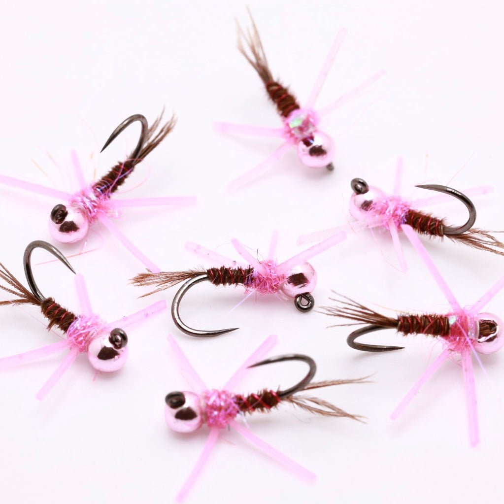 HazyFly Pink BH Pheasant Tail w/ Legs