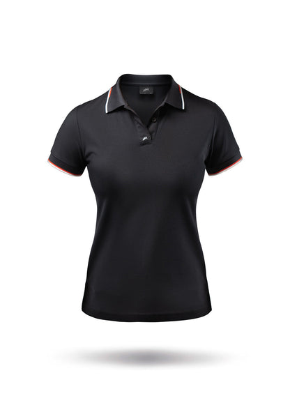 Zhik Womens Elite Polo - Black | SendIt Sailing