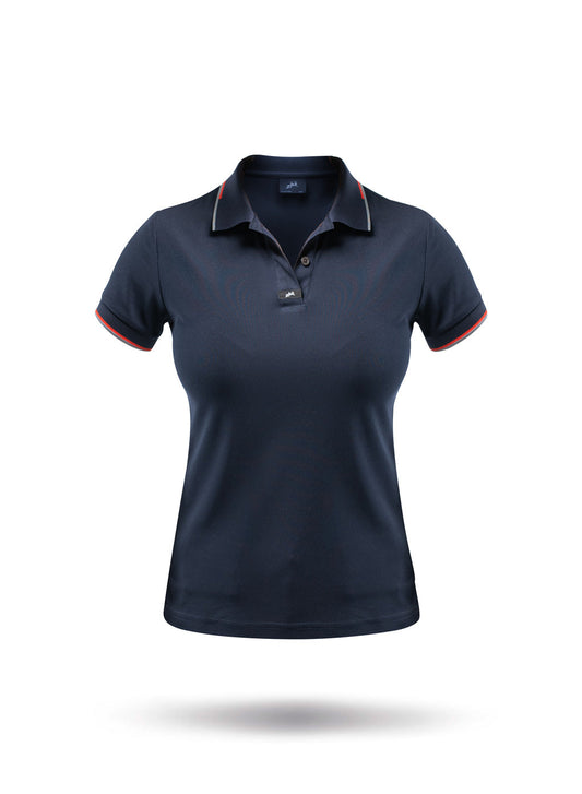 Zhik Womens Elite Polo - Navy | SendIt Sailing