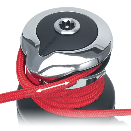 Harken 60 Rewind 24V Horiz Polished Bronze with DF Ctrl Box-Left Winch | SendIt Sailing