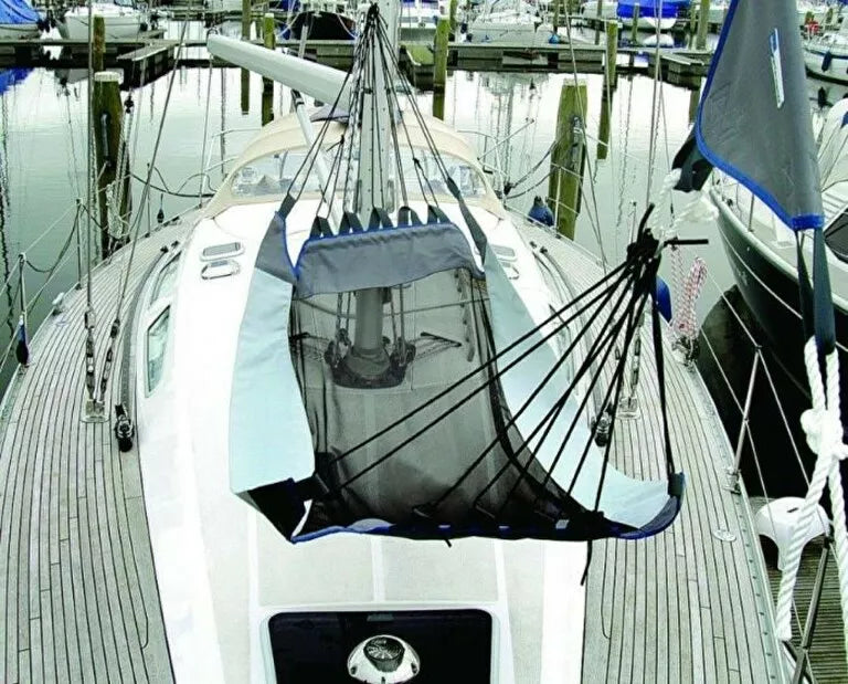 Blue Performance Hammock with Forestay Suspension