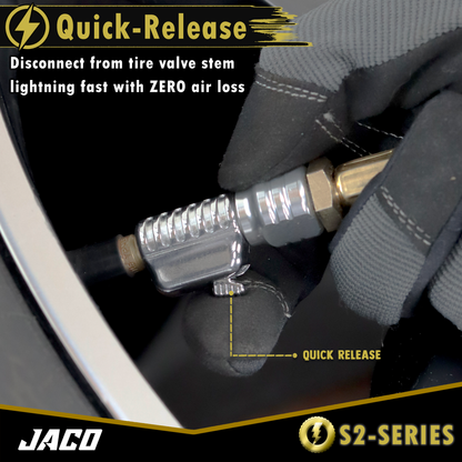 Lightning™ S2-Series Tire Air Chuck - 1/4" F-NPT