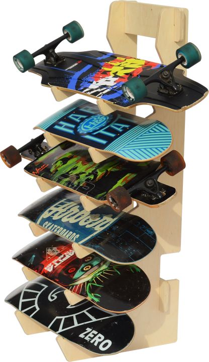 THE BOARDROOM skateboard floor rack