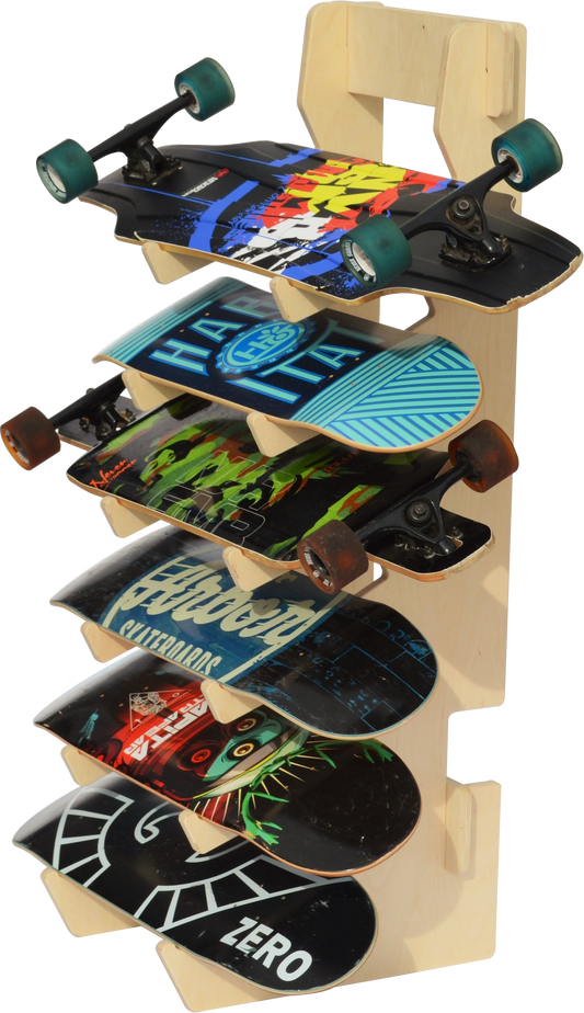 THE BOARDROOM skateboard floor rack