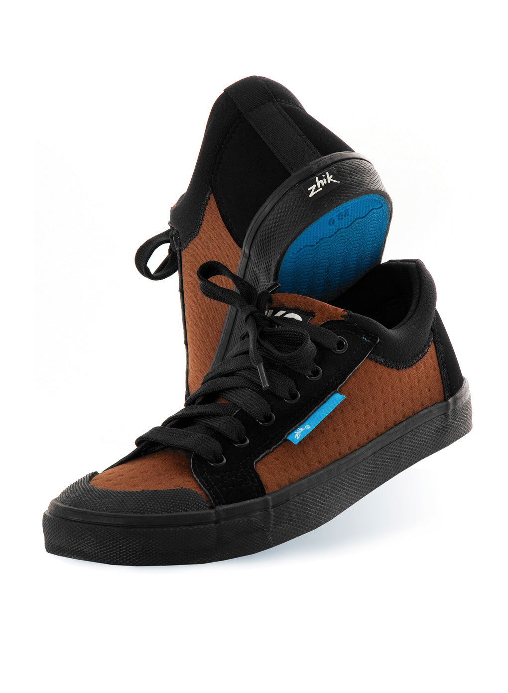 Zhik ZKG Shoes - Brown/Cyan | SendIt Sailing