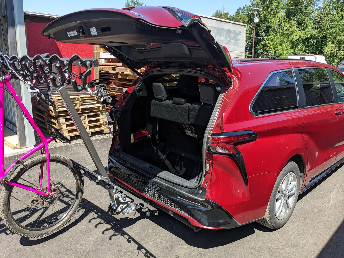 Lolo Racks 4 Bike Rack with Foot Activated Tilt