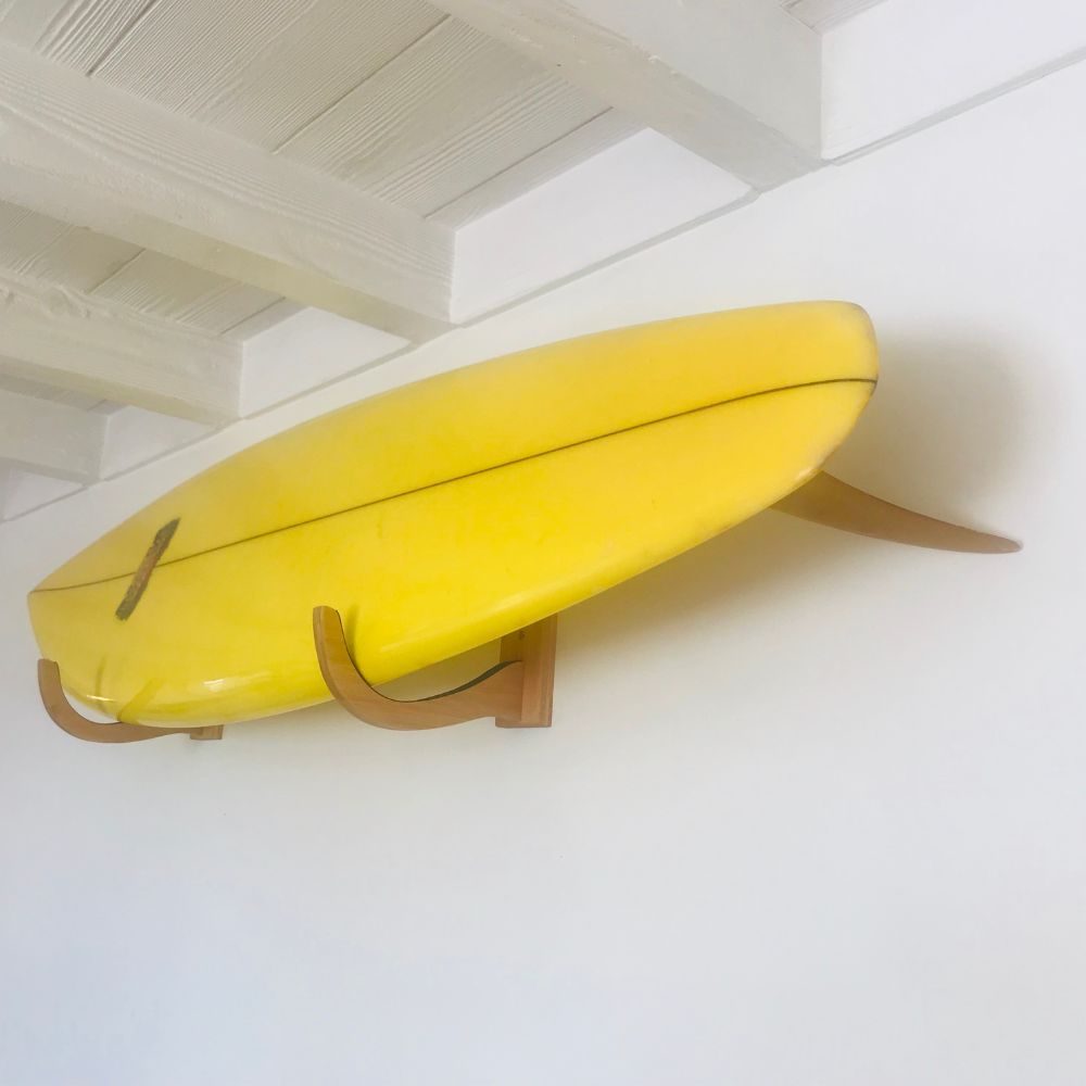 Surfboard Wood Display Wall Storage Rack