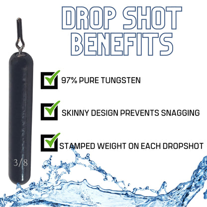 Reaction Tackle Tungsten Drop Shot Weights