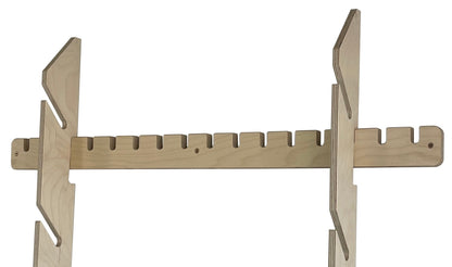 SLOTTED SKI WALL STORAGE RACK