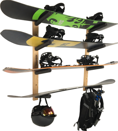 ARMED SNOWBOARD WALL STORAGE RACK