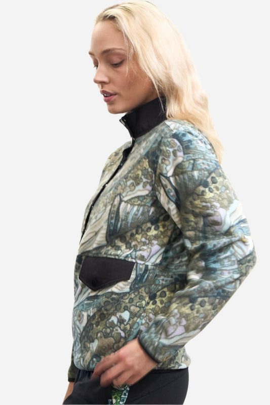 Steel My Heart Riffle Snap Fleece