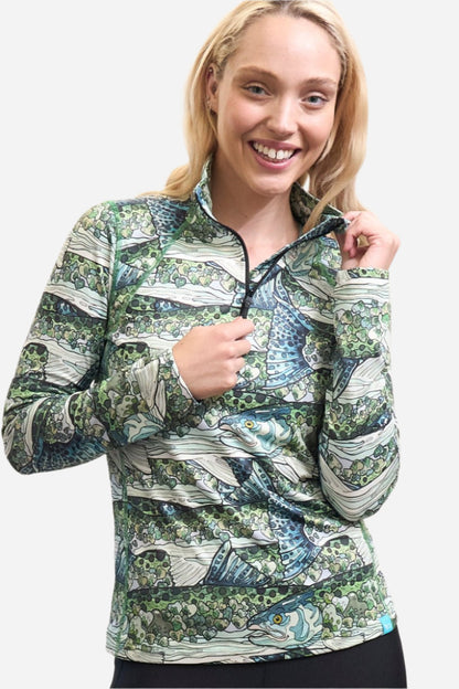 Steel My Heart Thermal 1/4 Zip Top