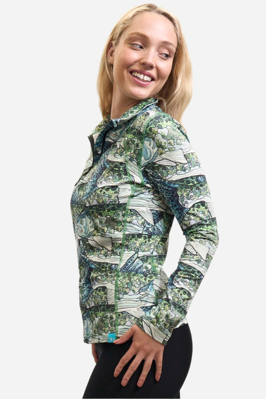 Steel My Heart Thermal 1/4 Zip Top