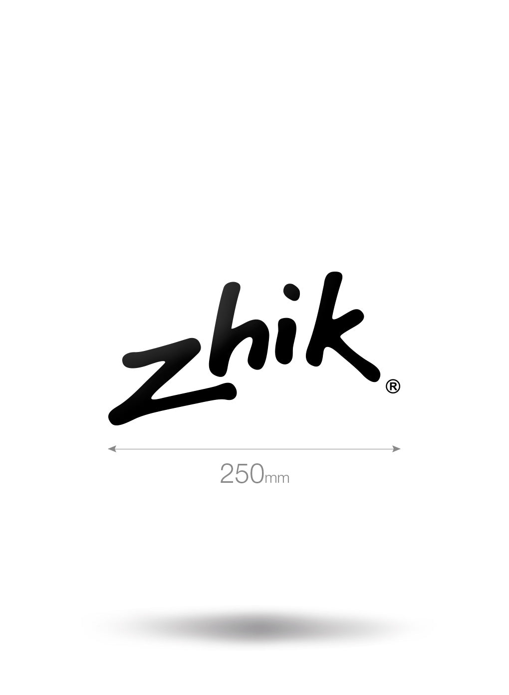 Zhik 250mm Zhik Vinyl Sticker | SendIt Sailing