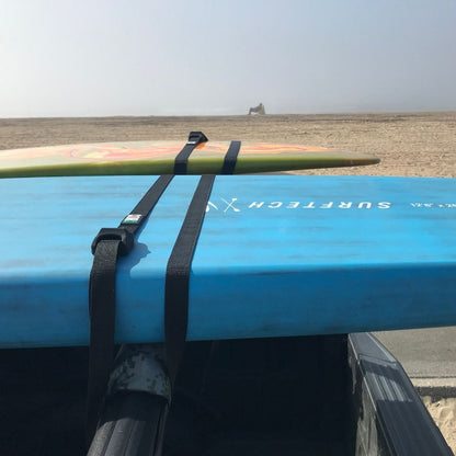 Aero Roof Rack Pad with 10' Scratch-Resistant Tie Downs(Wide Aero Bars)