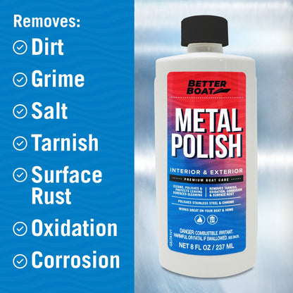 Better Boat Marine Metal Polish Chrome and Stainless Steel