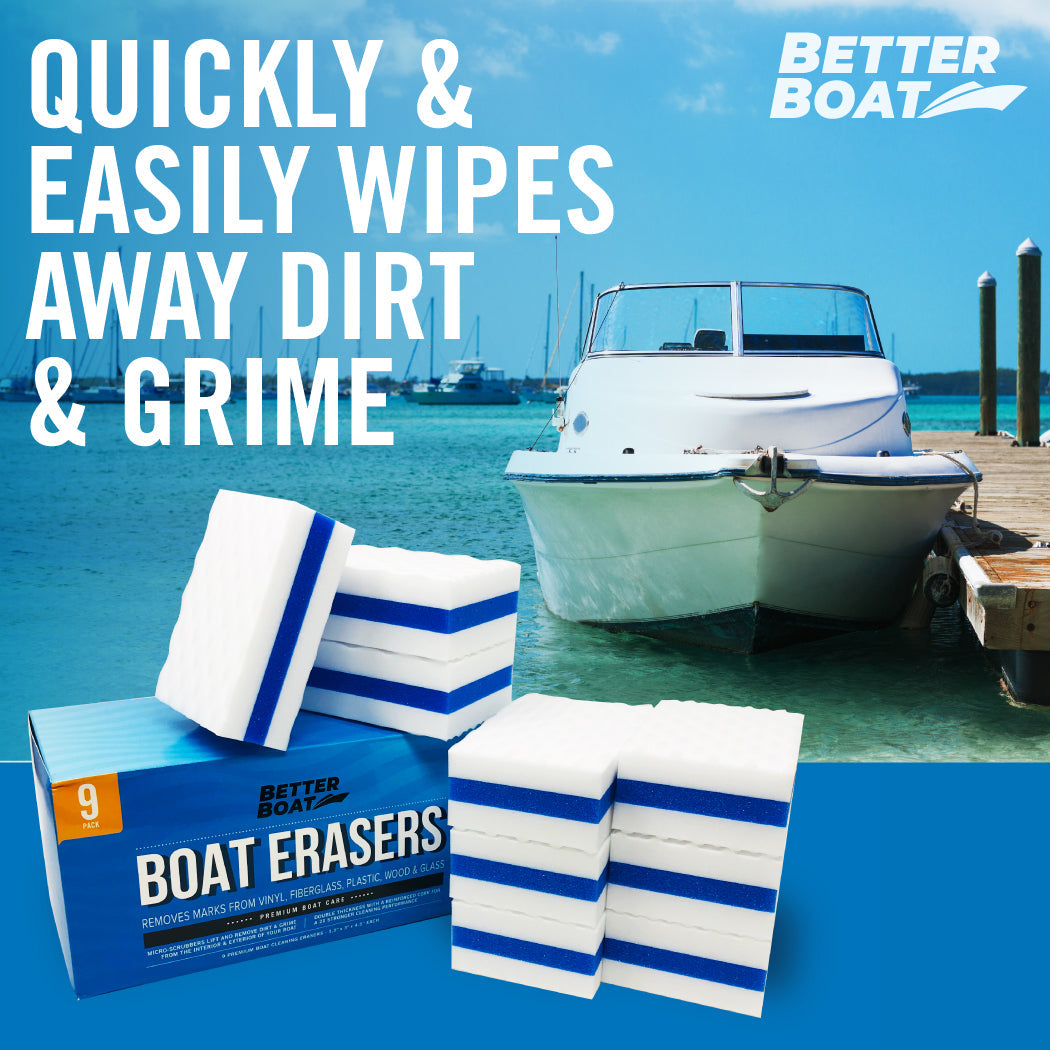 Better Boat 3 Packs Boat Scuff Erasers in One Box (9 Erasers)