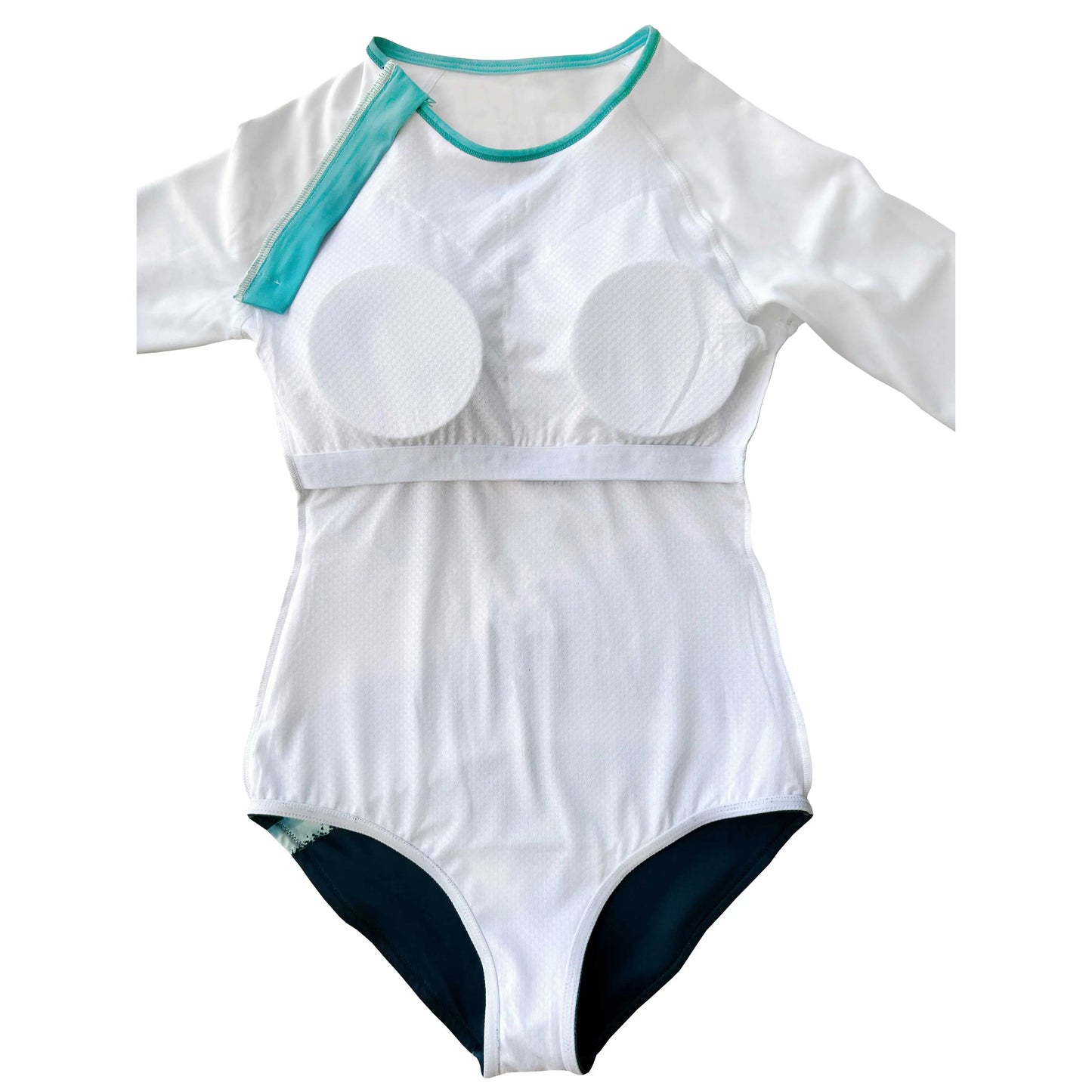 Long Sleeve Swimsuit for Women UPF 50+ | Art - Sandy Waves