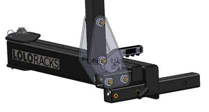 Boss Swingout and 6 bike rack System