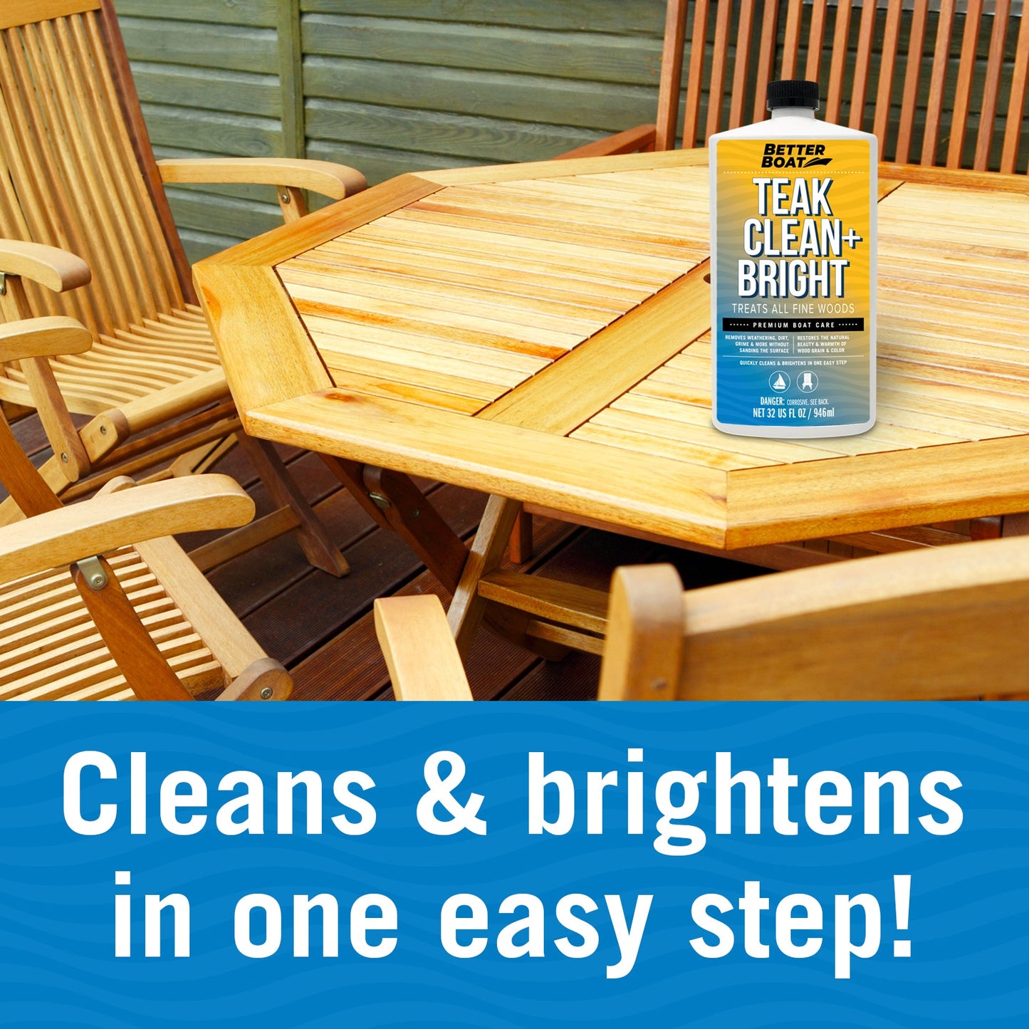 Better Boat Teak Cleaner and Brightener