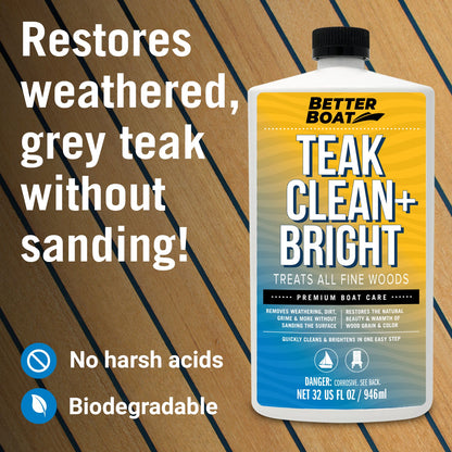 Better Boat Teak Cleaner and Brightener